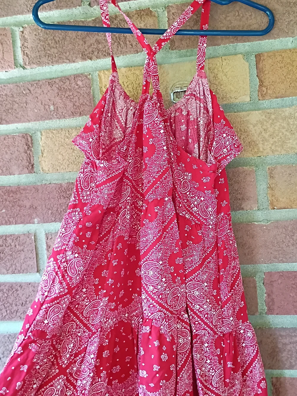 OshKosh Red Paisley Ruffle-Top Girls' Dress